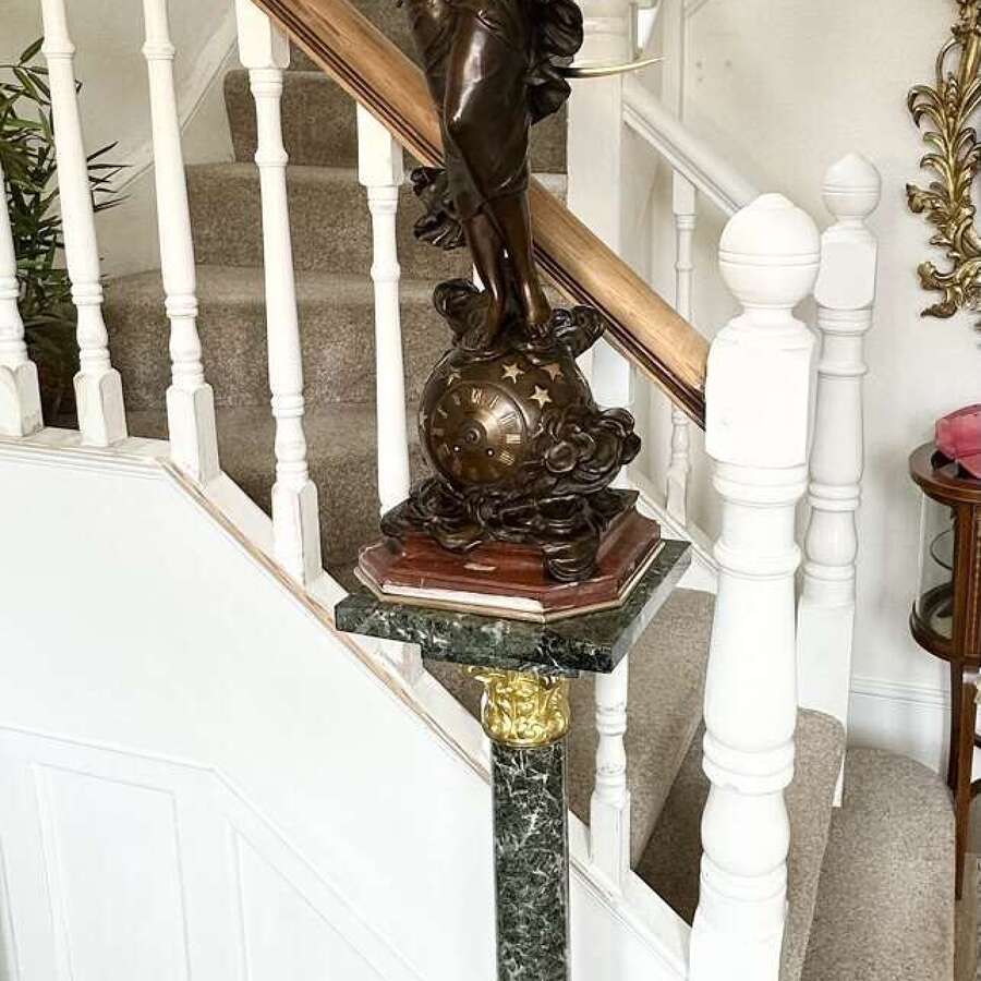 Auguste Moreau bronze figure of SELENE, circa 1890-1910