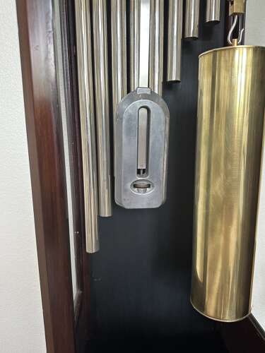 Long case clock with music tubular bell movement, circa 1910