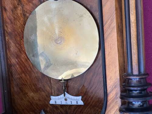 Wall clock, 8-day striking, circa 1880