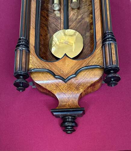 Wall clock, 8-day striking, circa 1880