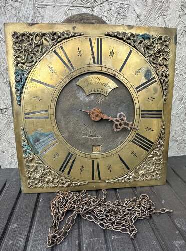 Early wall clock circa 1730/1780 (Barn find condition)