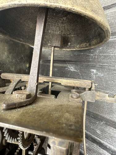 Early wall clock circa 1730/1780 (Barn find condition)