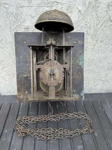 Early wall clock circa 1730/1780 (Barn find condition)