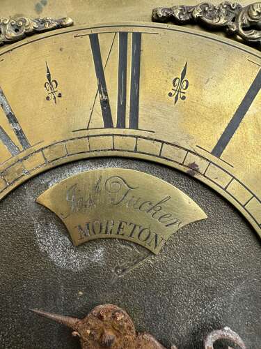 Early wall clock circa 1730/1780 (Barn find condition)