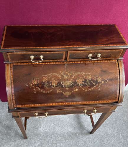 Edwardian fall front bureau circa 1910