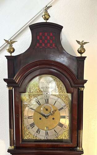 Georgian long case clock, circa 1775