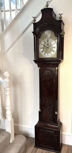 Georgian long case clock, circa 1775