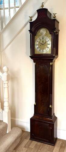 Georgian long case clock, circa 1775