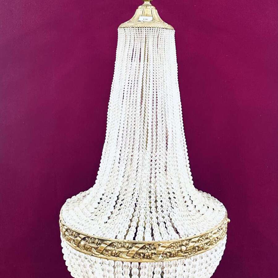 Good & large fine quality crystal chandelier