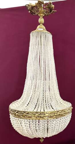 Good & large fine quality crystal chandelier