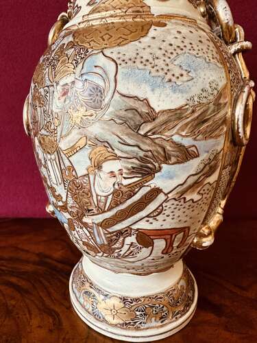 Satsuma vase circa 1920